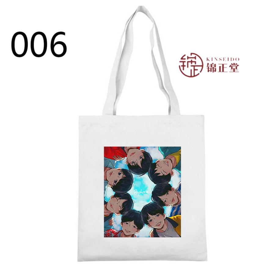 BTS(防弾少年団) 日常用/韓流グッズ LOVE YOURSELF 応援 トートバッグ