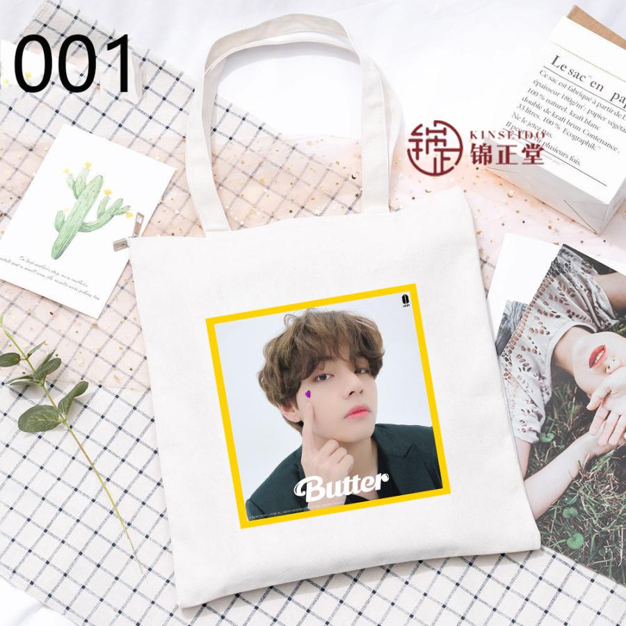 BTS(防弾少年団) 日常用/韓流グッズ LOVE YOURSELF 応援 トートバッグ