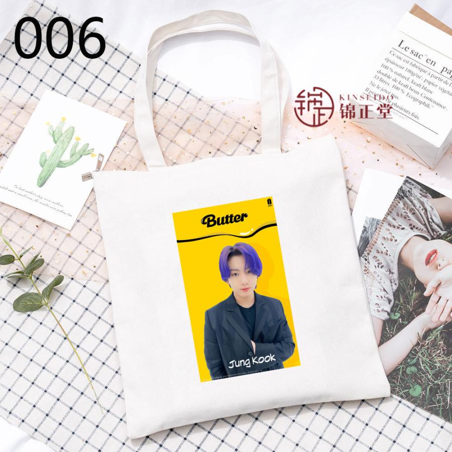 BTS(防弾少年団) 日常用/韓流グッズ LOVE YOURSELF 応援 トートバッグ