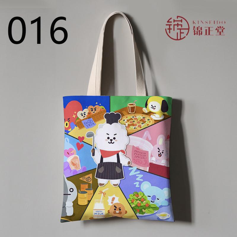 BT21 ビッグ　トートバッグ BTS バッグ　大容量　旅行　ボストンバッグ BTS(防弾少年団) 日常用/韓流グッズ LOVE YOURSELF BT21応援