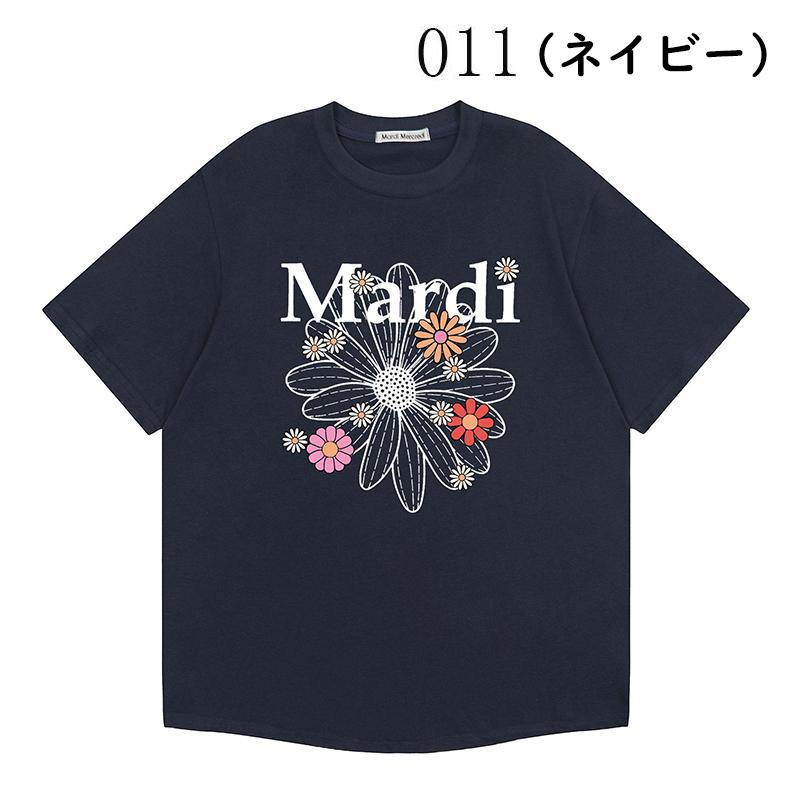 Mardi MERCREDI Tシャツ レディース メンズ トップス 半袖 丸ネック ロゴＴシャツ コットン カジュアル 可愛い 韓国ファッション 男女兼用 カワイイ 新作｜kinseido2020｜12