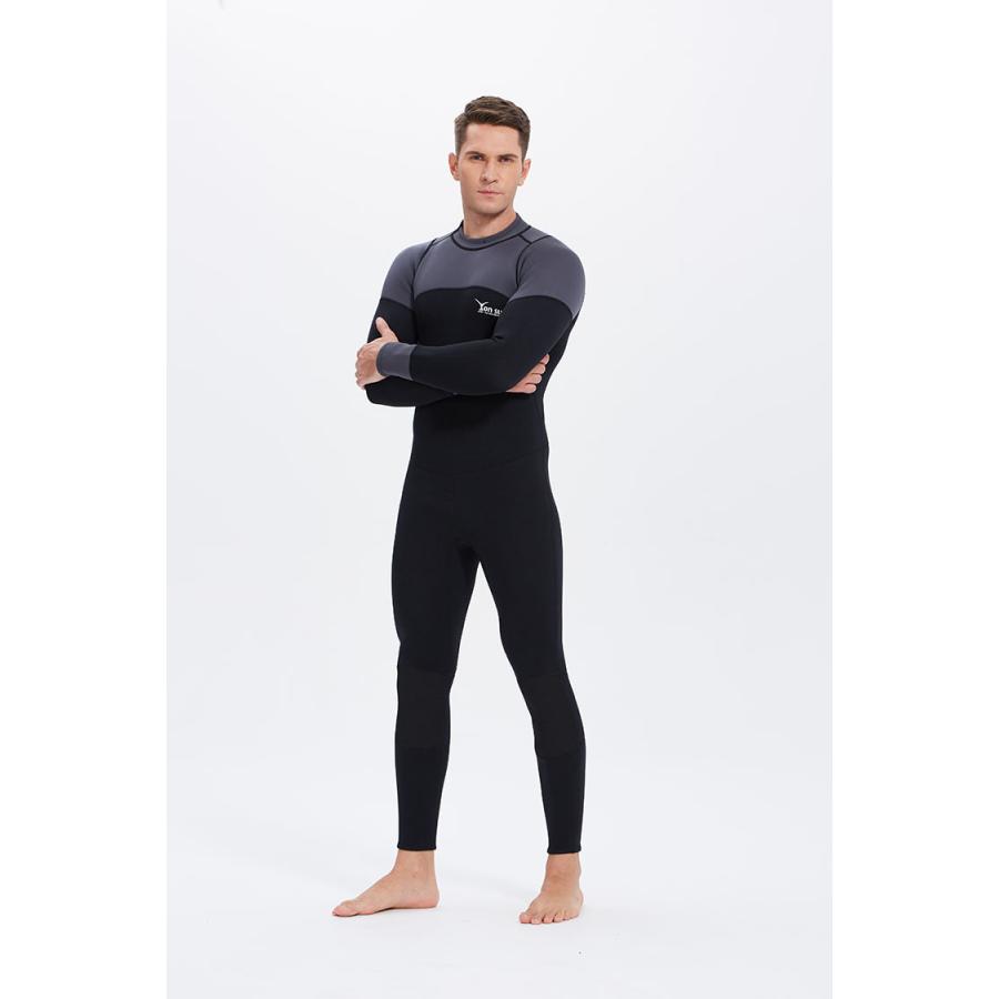 ウェットスーツ メンズ レディース 3mm フルスーツ 長袖 水着 防寒