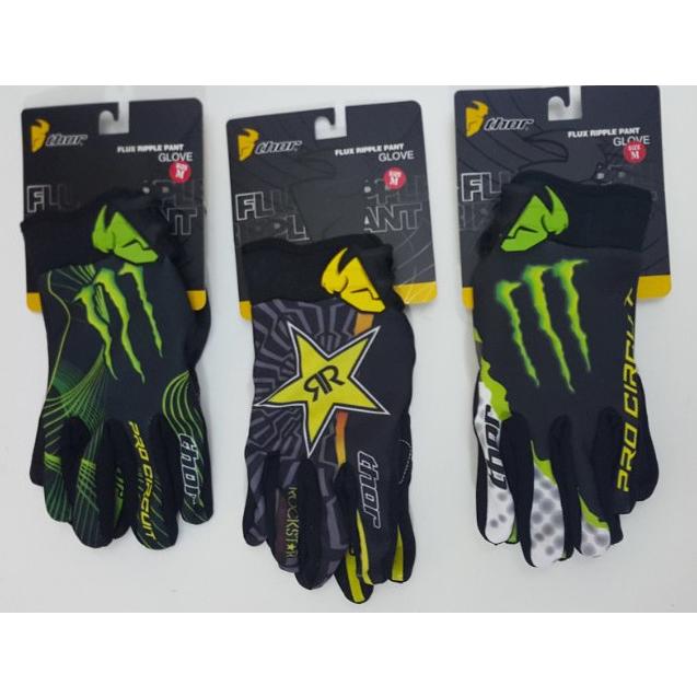 モンスター エナジー バイクグローブ 手袋 バイク用 自転車 春 夏 秋 4