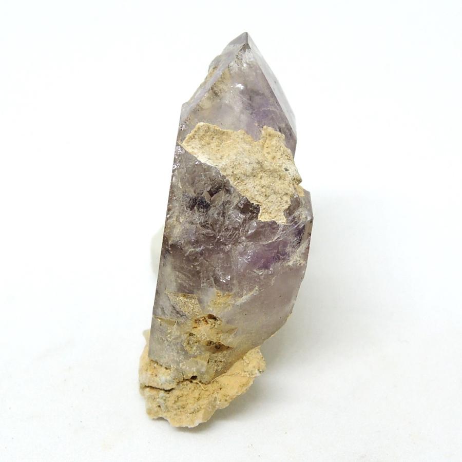 大特価◆新品！レア！アメジスト入り黒水晶スモーキークォーツ原石・台座付き ブランドバーグアメシスト 7g ブランドバーグアメジスト 原石