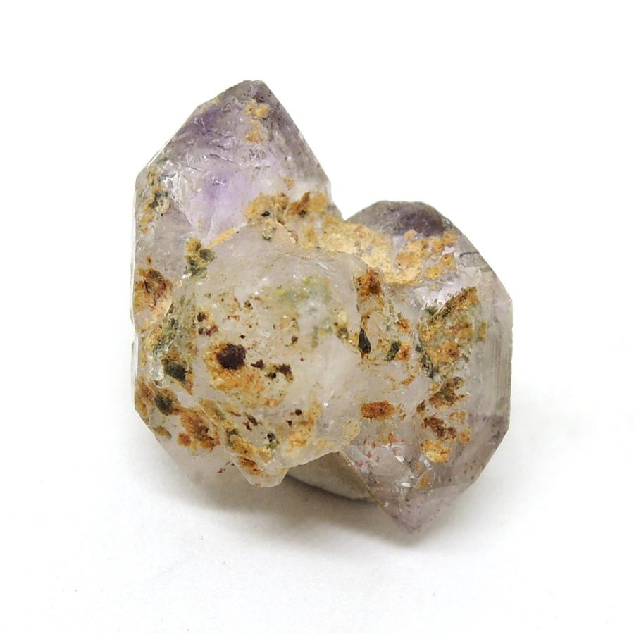 スモーキークォーツ＆ハイアライト 鉱物標本 原石 水晶強蛍光美 ☆稀な