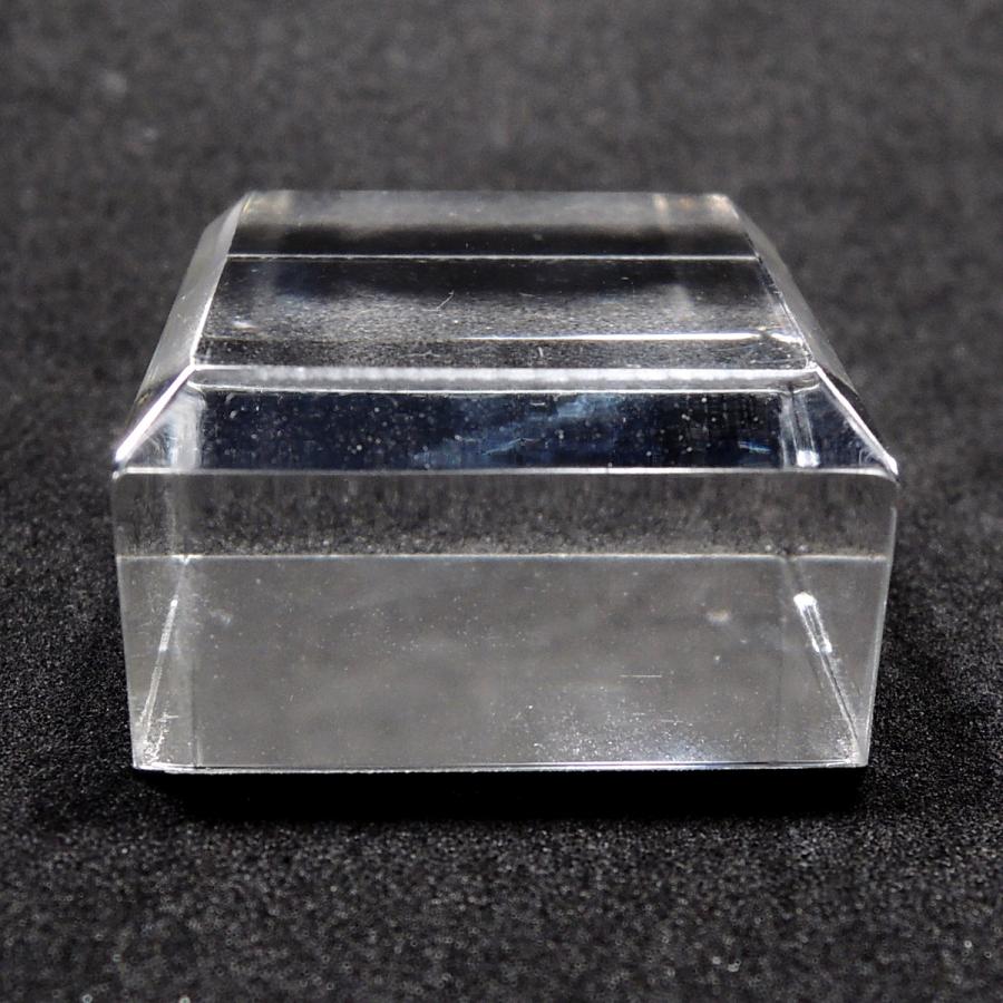 アクリルベース 約3cm 面取り スクエア アクリルブロック アクリル鉱物