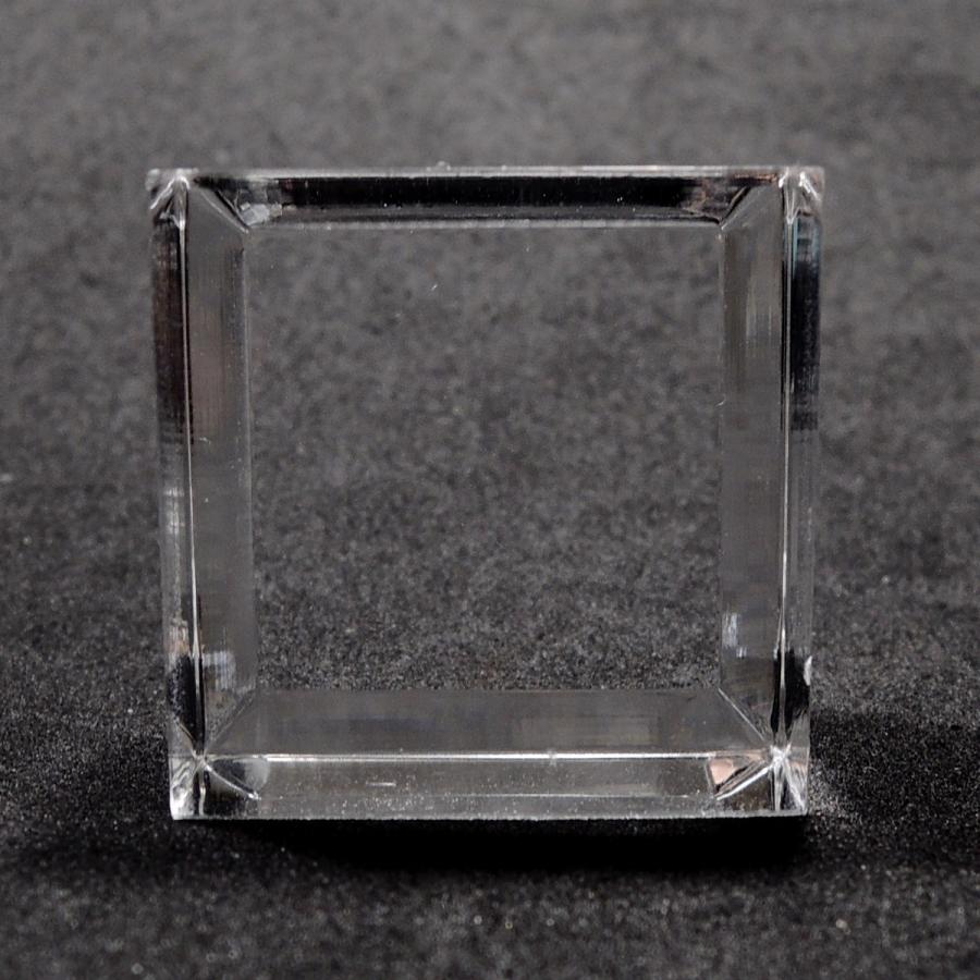 アクリルベース 約3cm 面取り スクエア アクリルブロック アクリル鉱物