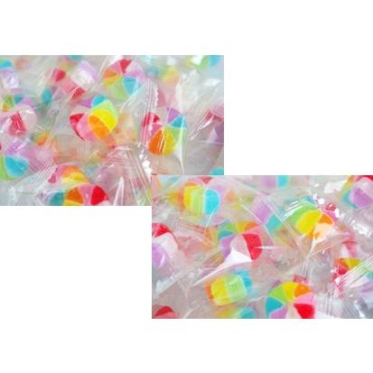 風車飴 200個入り 虹色 キャンディ レインボー カラフル お菓子 : 飴