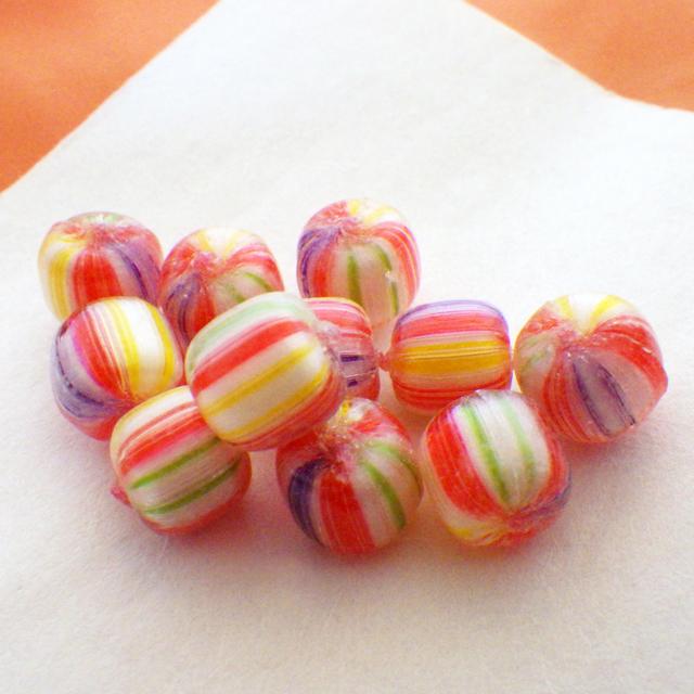 てまり飴 1kg ストライプ模様 和柄飴 手毬 お菓子 和風 日本土産 : 飴