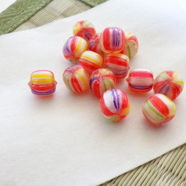 てまり飴 1kg ストライプ模様 和柄飴 手毬 お菓子 和風 日本土産 : 飴