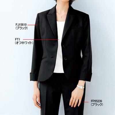 ヌーヴォ FJ15619 ジャケット 5号-19号 オフィスウェア 事務服 制服