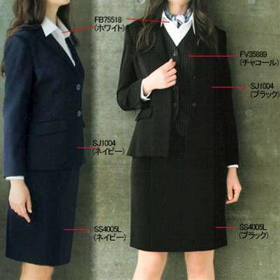 ヌーヴォ SJ1004 ジャケット 5号-19号 オフィスウェア 事務服 制服