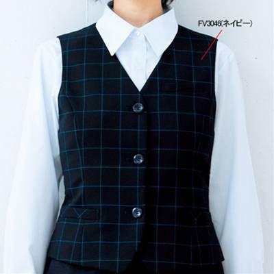 ヌーヴォ　FV3046　ベスト　事務服　制服　7号・グレー2