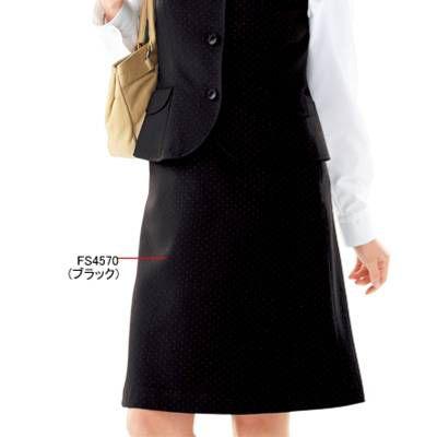 ヌーヴォ　FS4570　マーメードスカート　事務服　制服　11号・ブラック1