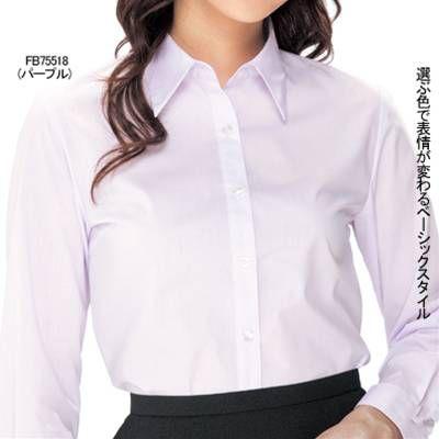 ヌーヴォ FB75518 ブラウス（長袖） 5号〜19号 オフィスウェア 事務服 制服｜kinsyou-webshop｜02