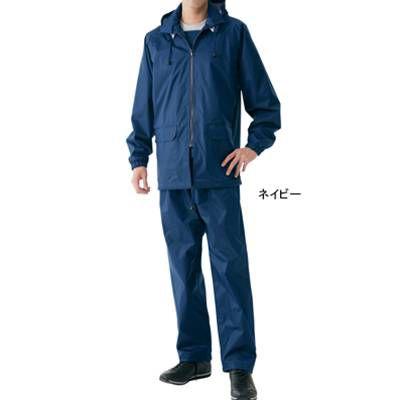 自重堂 作業服 81217 レインウエア(上下組) M-LL 秋冬用 作業着 : 作業