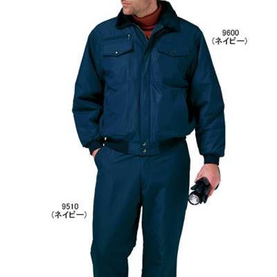 自重堂 作業服 9600 防寒ブルゾン（フード付） XL 防寒着 防寒服 秋冬