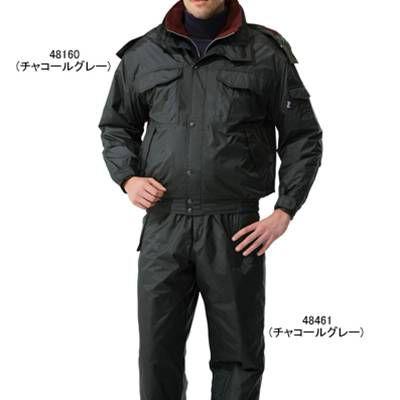自重堂 作業服 48160 防水防寒ブルゾン（フード付） M-LL 防寒着 防寒