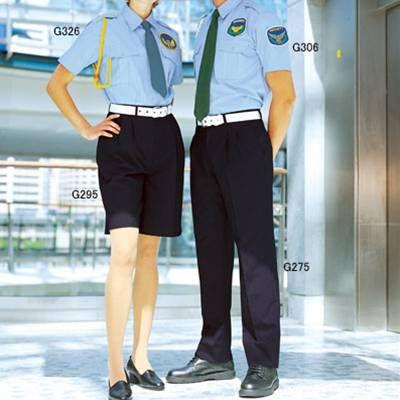 警備服・防犯商品 G-best G306 夏半袖シャツ S-4L ワッペンや吊紐は 