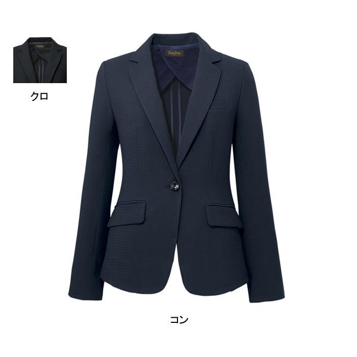 ピエ J4500 キテミテ体感ジャケット 17号〜19号 【事務服・制服・オフィスウェア】 ピエ J4500 キテミテ体感ジャケット 17号-19号 (事務服・制服