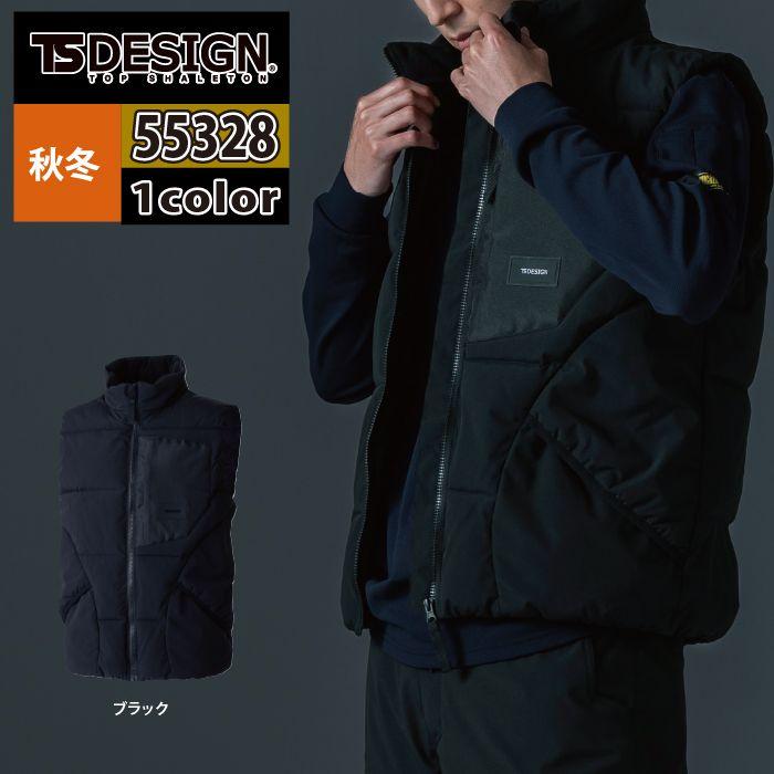 TS DESIGN 藤和 作業服 55328 ニッカーズファイバーダウンベスト 5L-6L