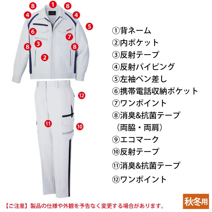 自重堂 作業服 上下セット 83600 ストレッチジャンパーSS-LL と 83616 レディースカーゴパンツ 59-76 かっこいい おしゃれ オールシーズン 作業着 自重堂 作業服 上下セット 83600 ストレッチジャンパーSS-LL と 83616