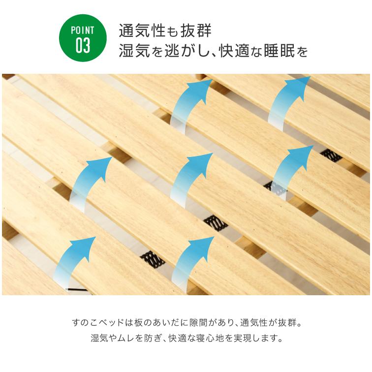 折りたたみベッド すのこベッド ハイタイプ シングル 和室 畳 業務用