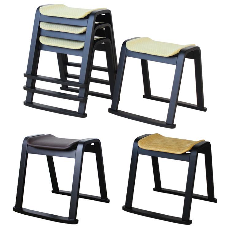 本堂用椅子 4個セット スツール　重ねて保管 本堂用椅子 4個セット スツール 重ねて保管 本堂用椅子 4個セット