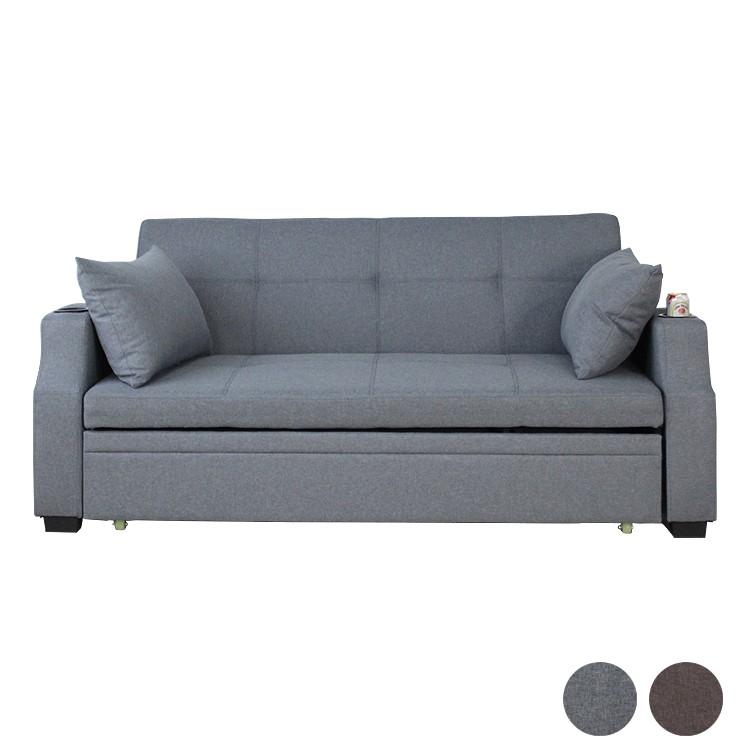 格安！店舗受け渡し可能 コメリ 引き出し付きソファベッド 3P/三人掛け