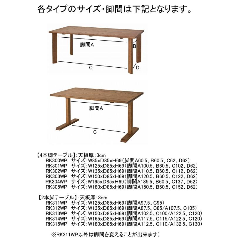 85幅 125幅 135幅 150幅 165幅 180幅 キツツキのマークの飛騨