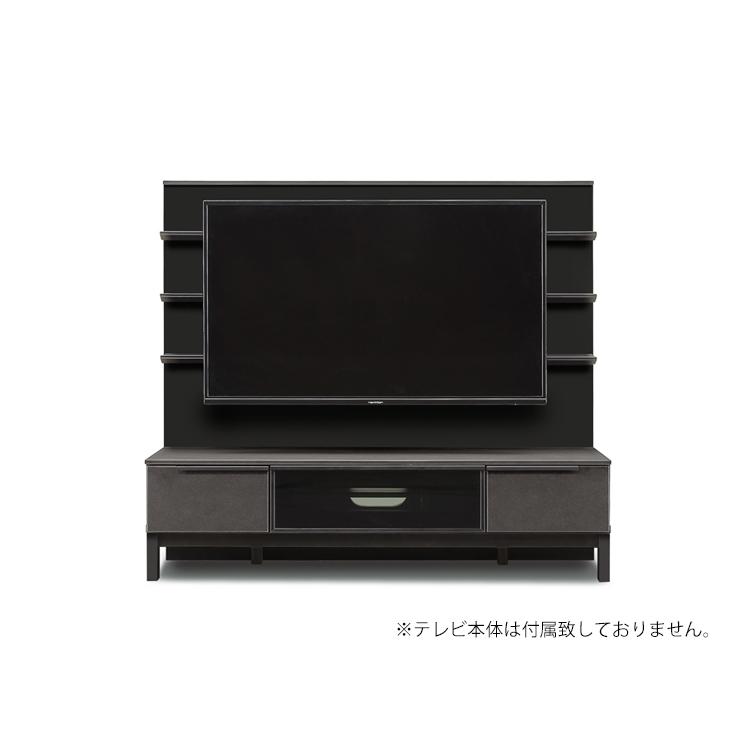 150TVB-M単品 サザビー テレビボード テレビ ロー ボード シンプル 壁掛け グレー セラミック柄 オシャレ 北欧 在宅 リモート ワーク