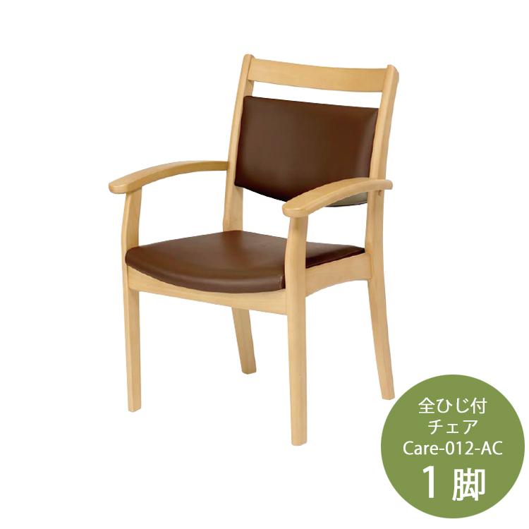 1脚 全ひじ付 チェア Care-012-AC ダイニングチェア 介護チェア