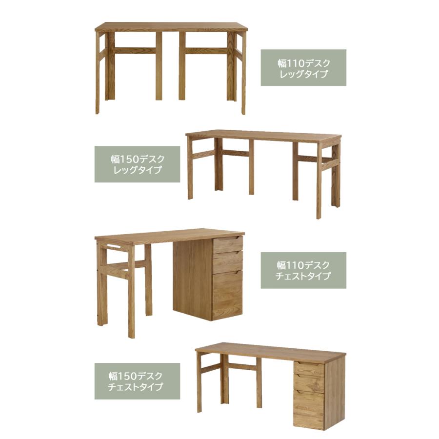 欠品中※ 幅150デスク/チェストタイプ PIPO ピポ デスク 関家具 ノラ 幅