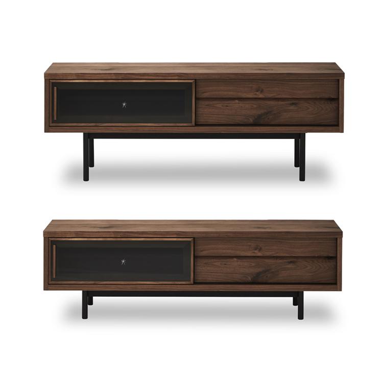 【スチール脚】【150テレビボード】【YORO ヨウロウ】NIPPONAIRE ニッポネア テレビボード ローボード 国産 無垢 ウォールナット シンプル ナチュラル おしゃれ(67650円)