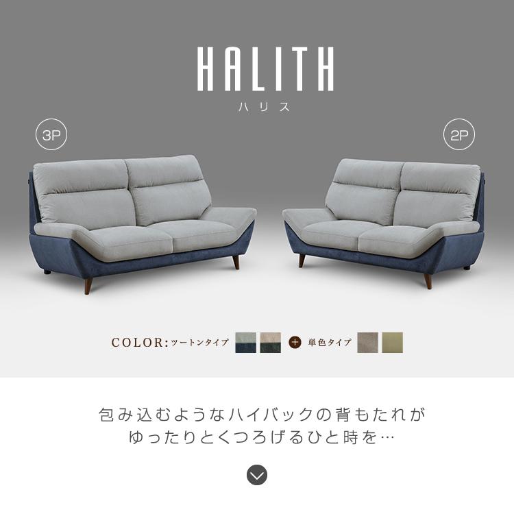 開梱設置 3Pソファ HALIUTH ハリス HALISH ハリッシュ ペット 引っ掻き
