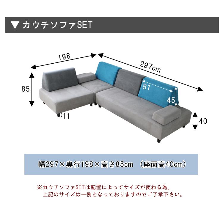 1PソファーSET（1Pソファ×1、背クッション×1） アイランドソファー