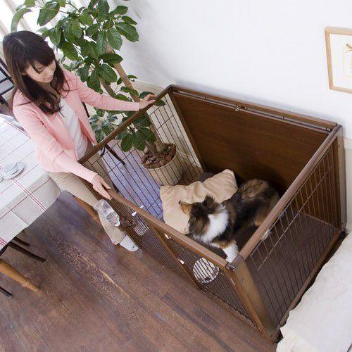 Kiinus（キーヌス） [ペットケージ ハウス BS-A120] 犬用 ケージ 多頭