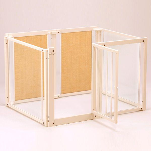 Kiinus（キーヌス） [ペットサークルF80Lアクリル] 犬用 サークル 多頭