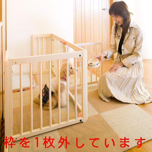 Kiinus（キーヌス） [コーナーゲート60XL] ペットゲート 小型犬用