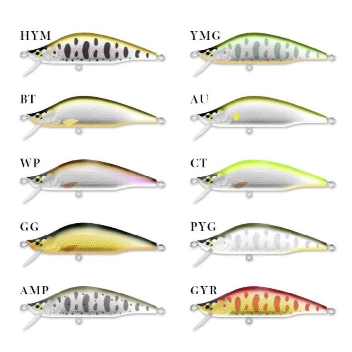 イトウクラフト　ボウイ50S/4.0g HYM BT WP GG AMP YMG AU CT PYG GYR GUG KBPルアー｜kintarou-turigu