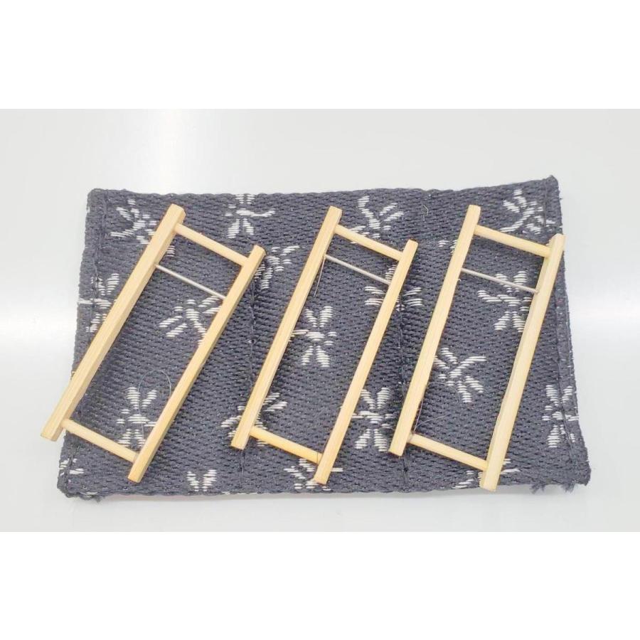 No.46 タナゴ・鮒 仕掛け巻き＆ケース 赤 黒 野尻工房 : 金太郎釣具