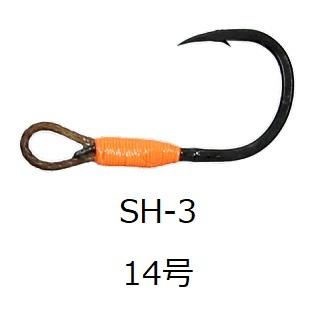 ルアーレップ Calibery HOOK SH-3 BK 5P 12号 13号 14号 15号 ルアー