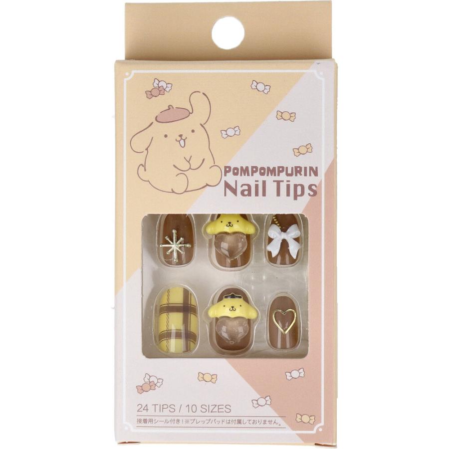 サンタン ポムポムプリン ネイルチップ 24枚入 : 金太郎SHOP - 通販