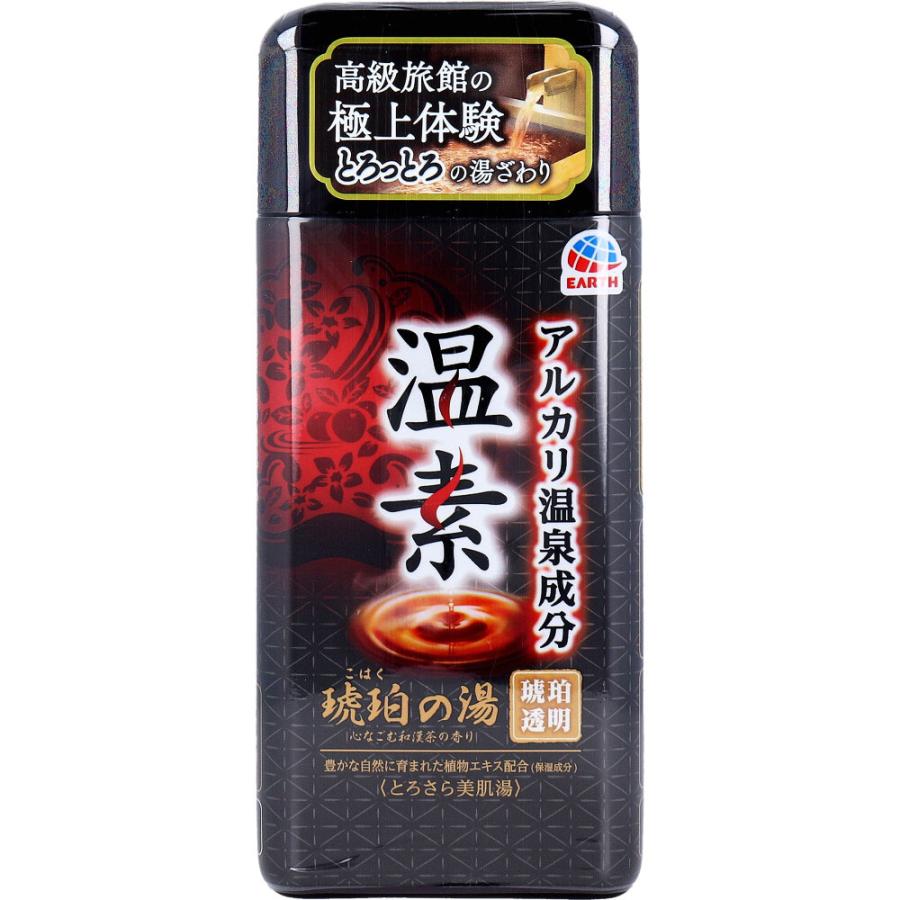 アース製薬 アルカリ温泉成分 温素 入浴剤 琥珀の湯 和漢茶の アース製薬 アルカリ温泉成分 温素 入浴剤 琥珀の湯 和漢茶の