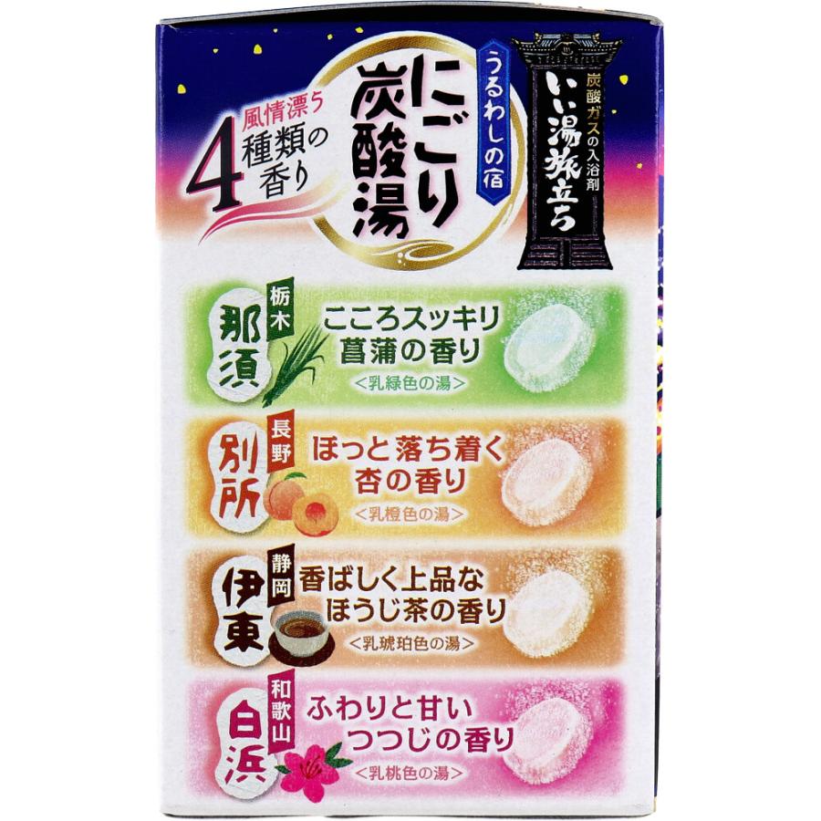 いい湯旅立ち 薬用入浴剤 にごり炭酸湯 うるわしの宿 45g×16錠入 那須