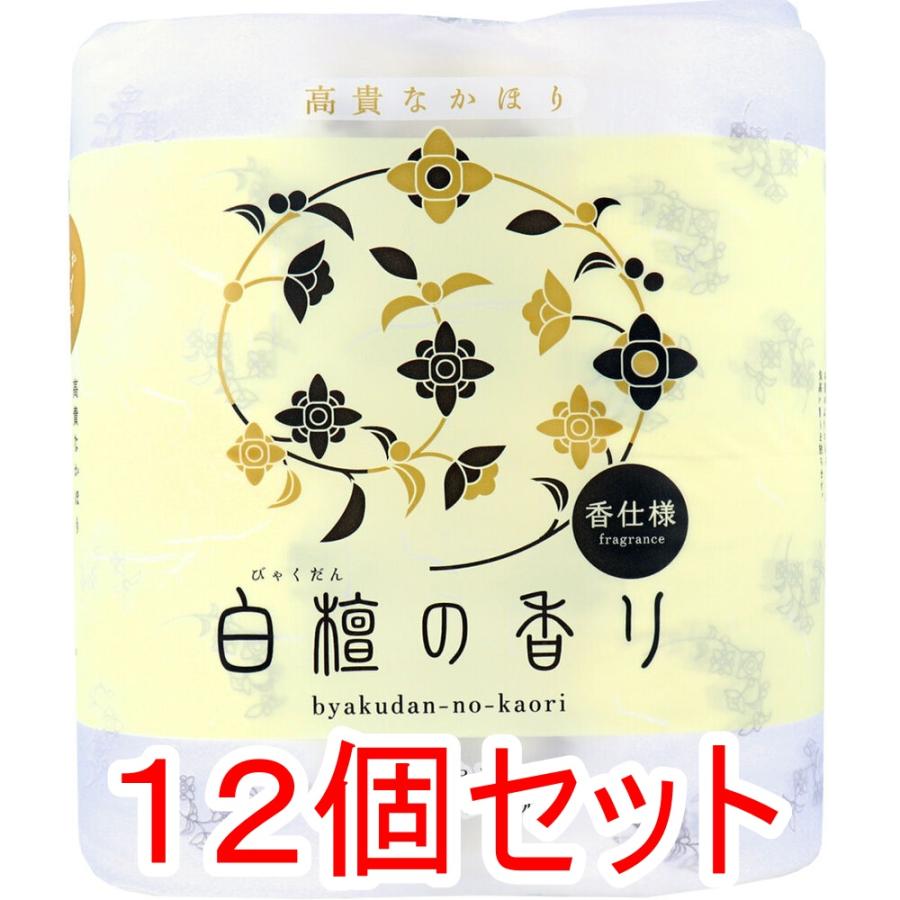 四国特紙 トイレットペーパー 白檀の香り ダブル 30m×4ロール×12個セット（Yahoo!・金太郎SHOP）
