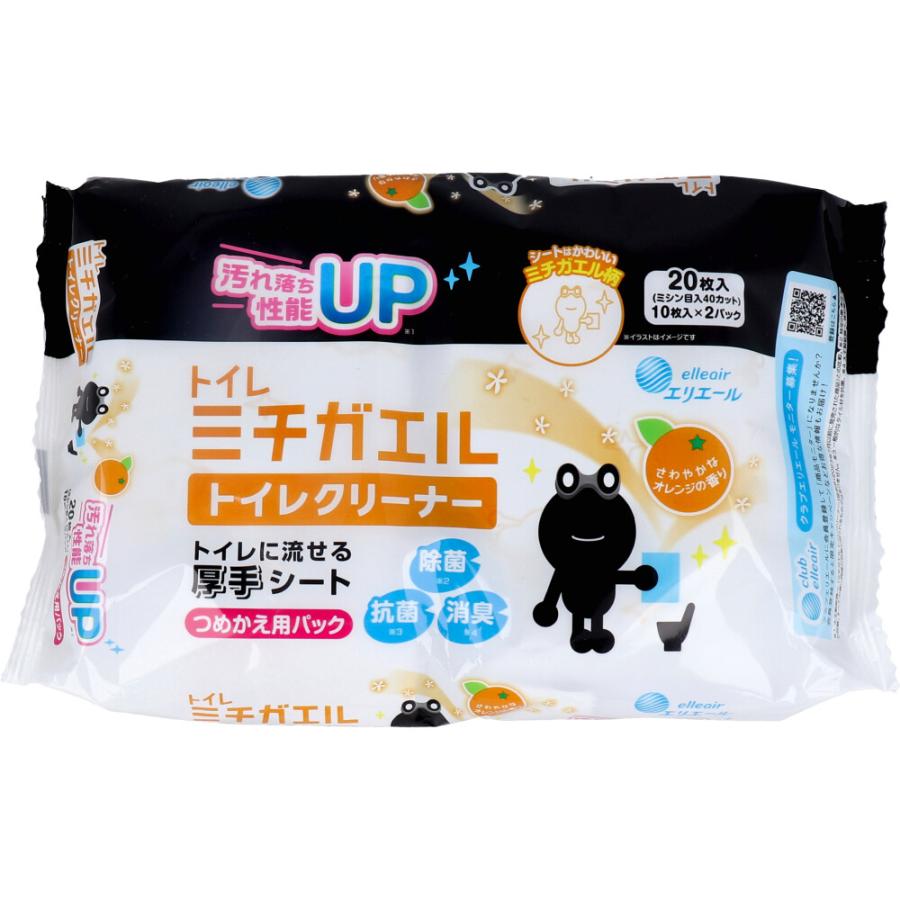 エリエール ミチガエル トイレクリーナー 詰め替え 20枚入 : 金太郎