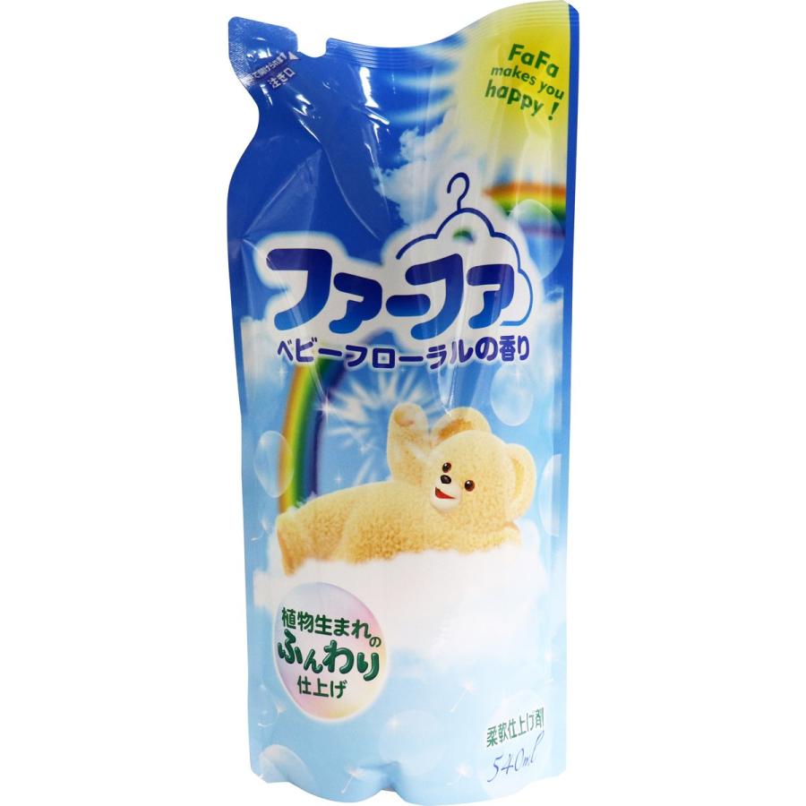 ファーファ 柔軟仕上げ剤 ベビーフローラルの香り 詰替用 ５４０ｍｌ