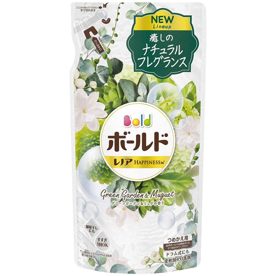 ボールドジェル 柔軟剤入り洗剤 グリーンガーデン ミュゲの香り 詰替用 600g 金太郎shop 通販 Paypayモール