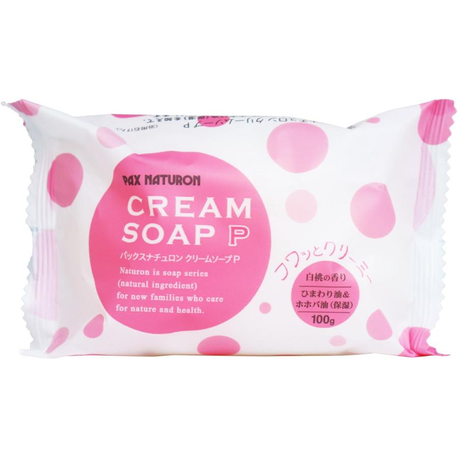PAX NATURON パックスナチュロン クリームソープ P 白桃の香り 100g